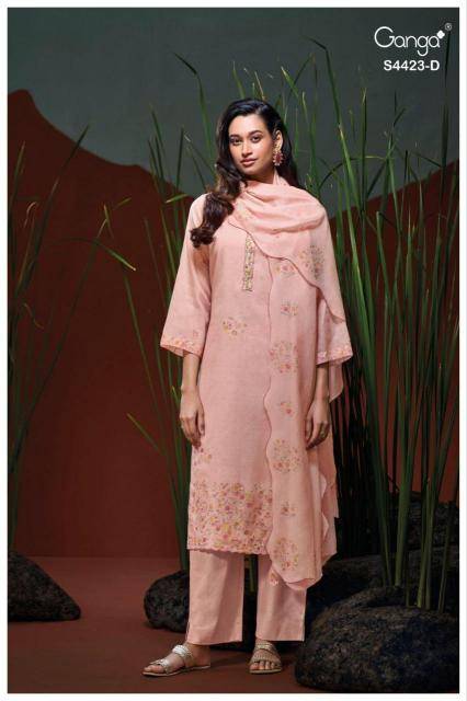 Ganga bethra 4423 Dress material manufacturers in Mumbai